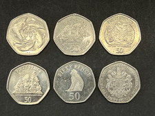 Gibraltar Commemorative 50p Coin Set (6)  LOT: 0211-490