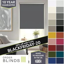 Blackout Roller Blinds - Custom Made To Measure Thermal Blackout Roller Blinds
