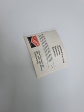 HEUER WATCH BOX DOCUMENT BLANK
