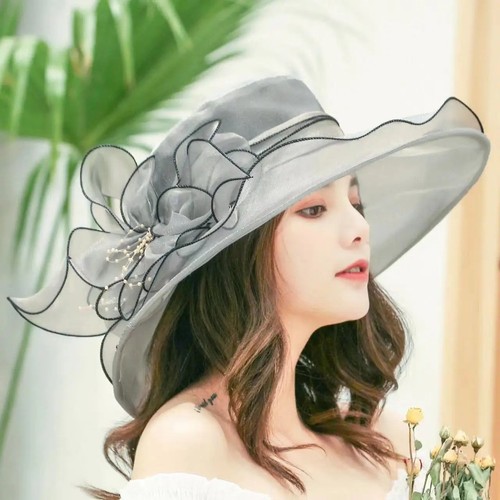 Large hat fascinator - hat, weddings
