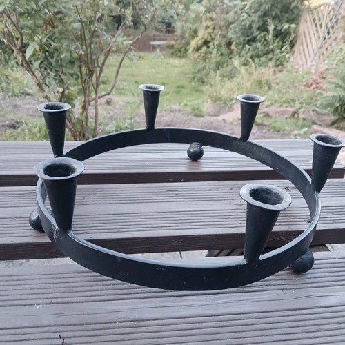Wrought iron taper candle - wrought, 6
