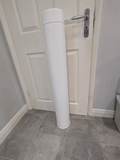 Gazco Huntingdon 30 flue pipe and collar-white