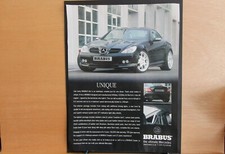Original MERCEDES BRABUS 6.1 LITRE mag advert frame-ready wall-art flat-pack