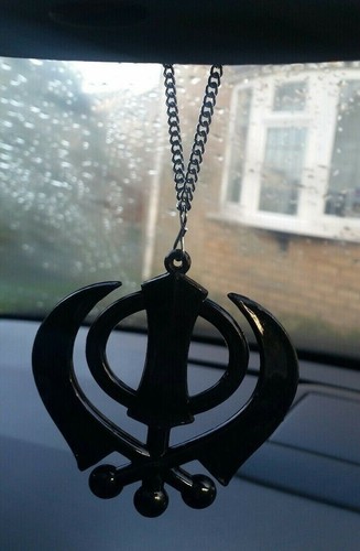 Large black acrylic - , khanda