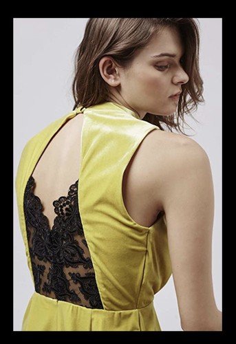 Topshop mustard yellow - yellow, black