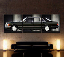 Mercedes Benz S Class 300 Se 560 Sel Canvas Picture W126 Malereistil XXL Mural