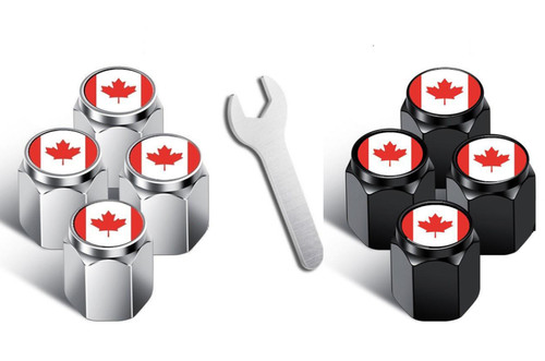 Canadian canada flag - 4x, tyre