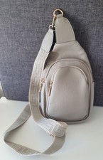 Long & Son Sage Light Green Sling Single Strap Backpack !