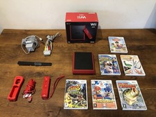 Boxed Wii Mini Red with 6