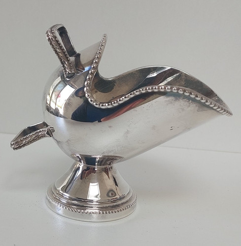 Stirling beaded silver plate - silver,