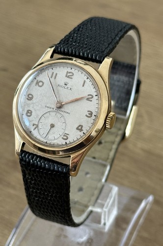 Vintage 1949 9ct gold rolex - vintage,