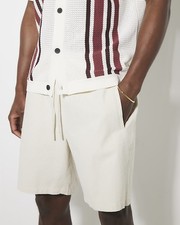 River Island Mens Shorts Cream