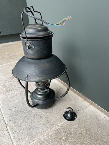 Vintage railway lantern - vintage,