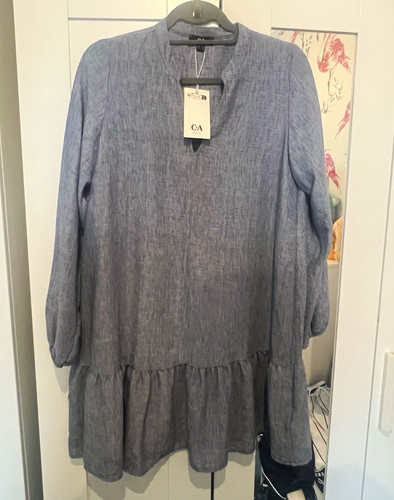 Vintage blue neck - c&a, long