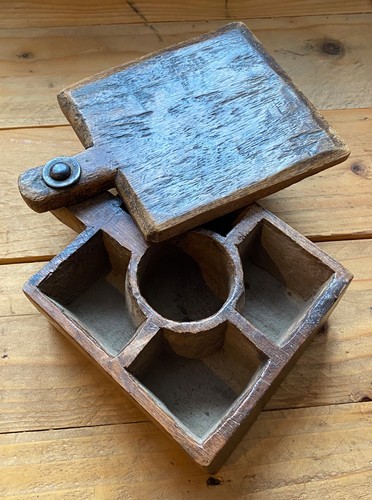 Vintage rustic hand carved - rustic,