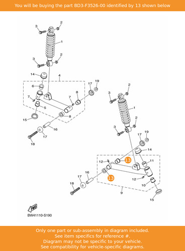Yamaha bush bd3 f3526 - yamaha, bd3-f3526-00