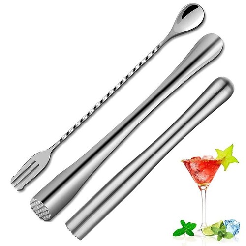 2pcs stainless steel cocktail - stainless,