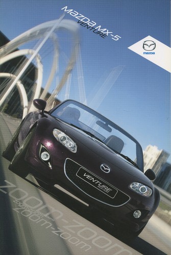 Car brochure mazda mx - brochure, mx-5