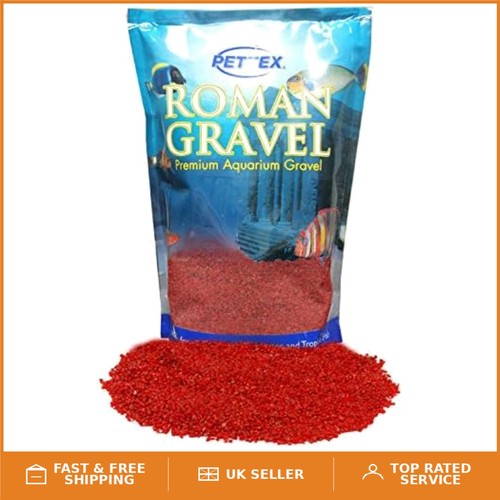 Rosso red roman gravel - red,