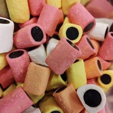 1KG Liquorice Coconut Rolls - Liquorice Fruit Roll Bites share bag
