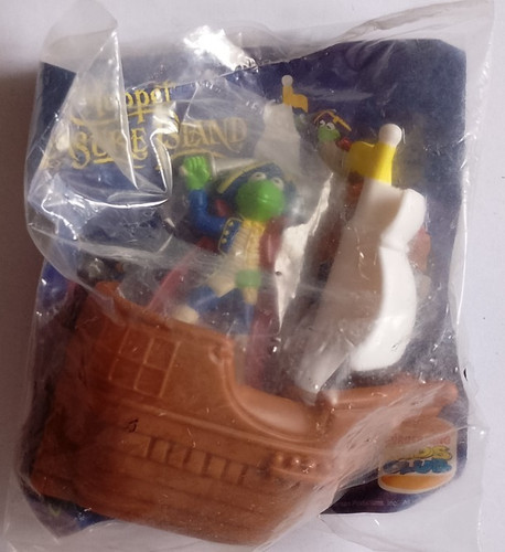 Burger king toy muppet - burger,