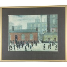 Framed LS Lowry Print of