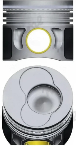 Engine piston for cylinder - , 3