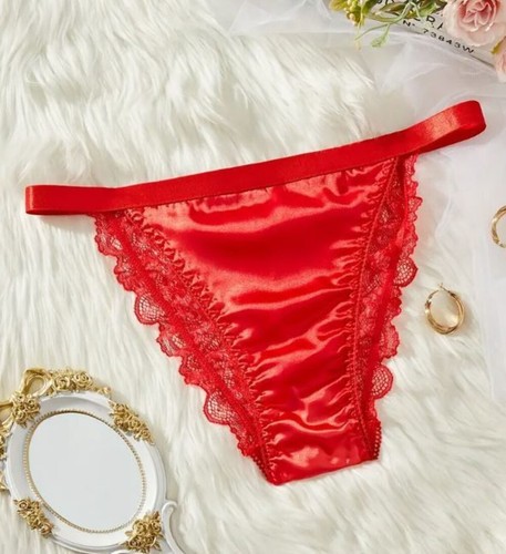 Women red silky - women's,