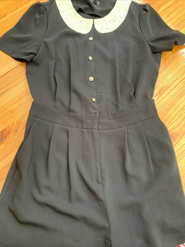 Top shop black playsuit - top,