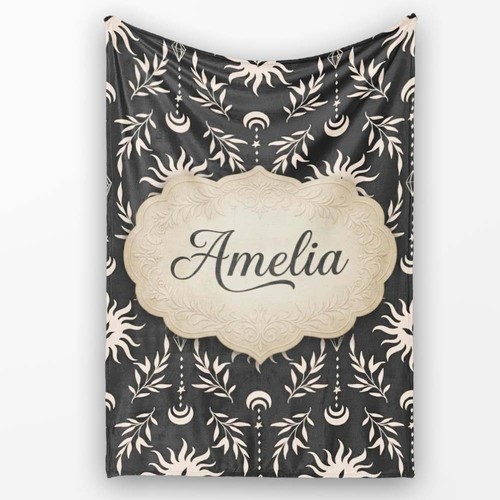 Soft fleece blanket celestial - blanket,