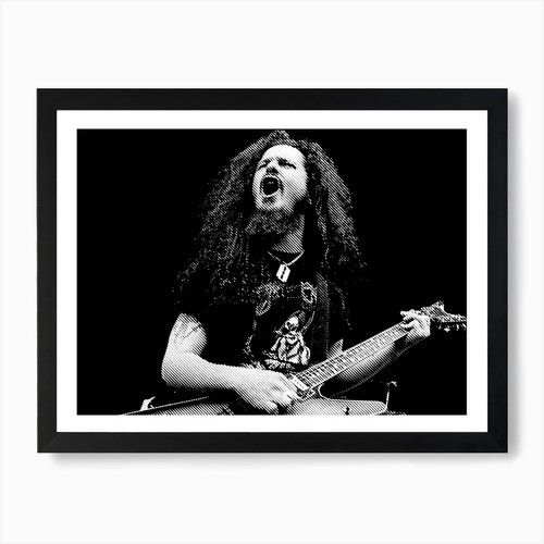 Dimebag darrell line art - art, 1