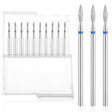 Ouligay 10Pcs Cuticle Drill