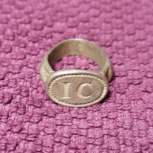 Ancient medieval silver ring - ancient,