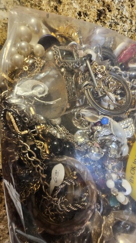 Scrap jewelry lot crafting