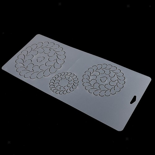 Plastic embroidery templates - plastic,