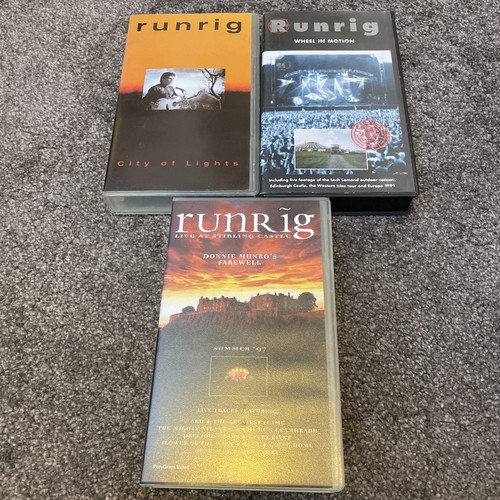 Runrig vhs bundle live - vhs,