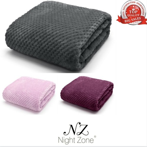 Luxury waffle throw fleece - luxury,