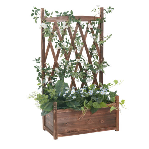 Large wooden garden - garden, planter