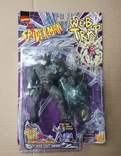 Spider-Man rampaging rhino web trap Toy Biz sealed in packet Vintage figure 1995