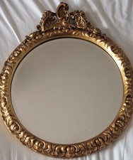 Vtg Mirror 42cm Bevelled Edge