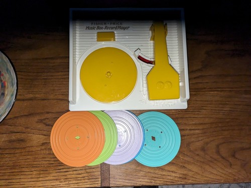 Fisher price music box record - fisher,