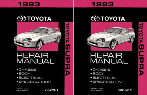 1993 toyota supra factory shop - supra,