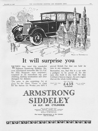 Armstrong siddeley motor - motor, cars