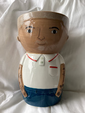 Sass And Belle Bradley Vase Plant Pot Planter Ceramic Hipster Man Tattoo