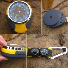 1-Portable Multi Functional Digital Altimeter Barometer For Outdoor Camping OSZS