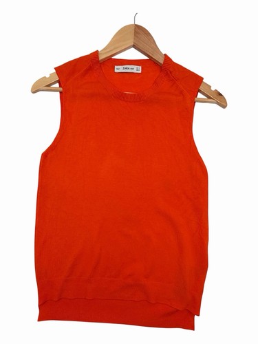 Zara knit women orange - zara,