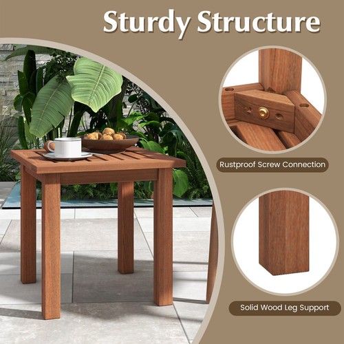 End table wooden - end,