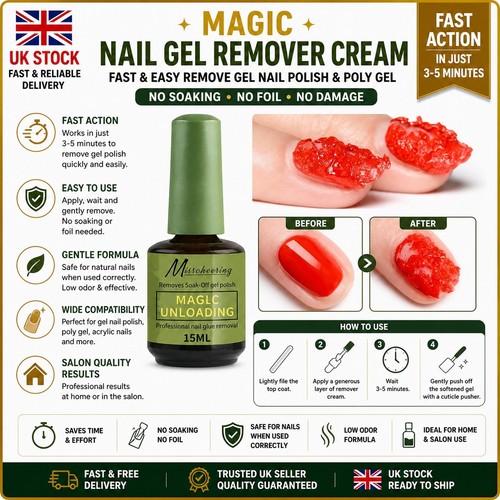 Magic nail remover - remover, fast