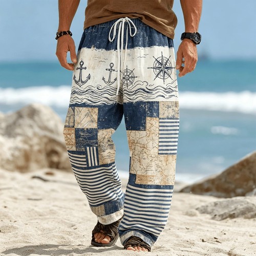 Men ethnic tribal print - ethnic,