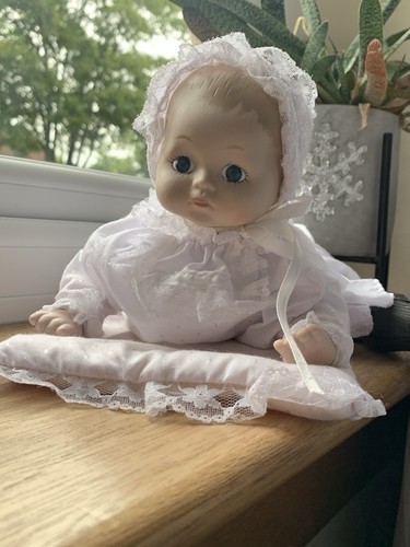 Vintage porcelain baby doll - porcelain,